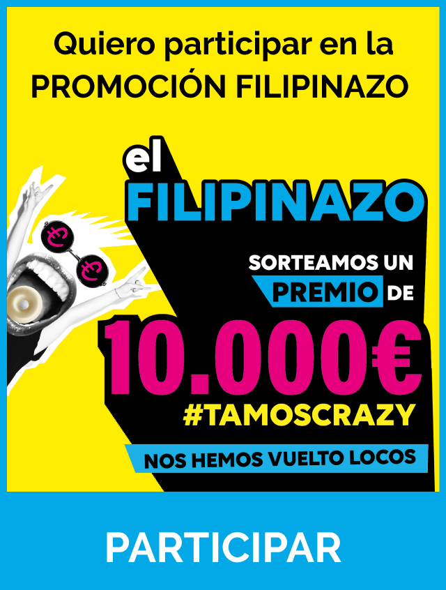 Participa en el sorteo de 10.000 euros con Filipinos